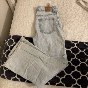 Zara Faded Blue Denim Pants